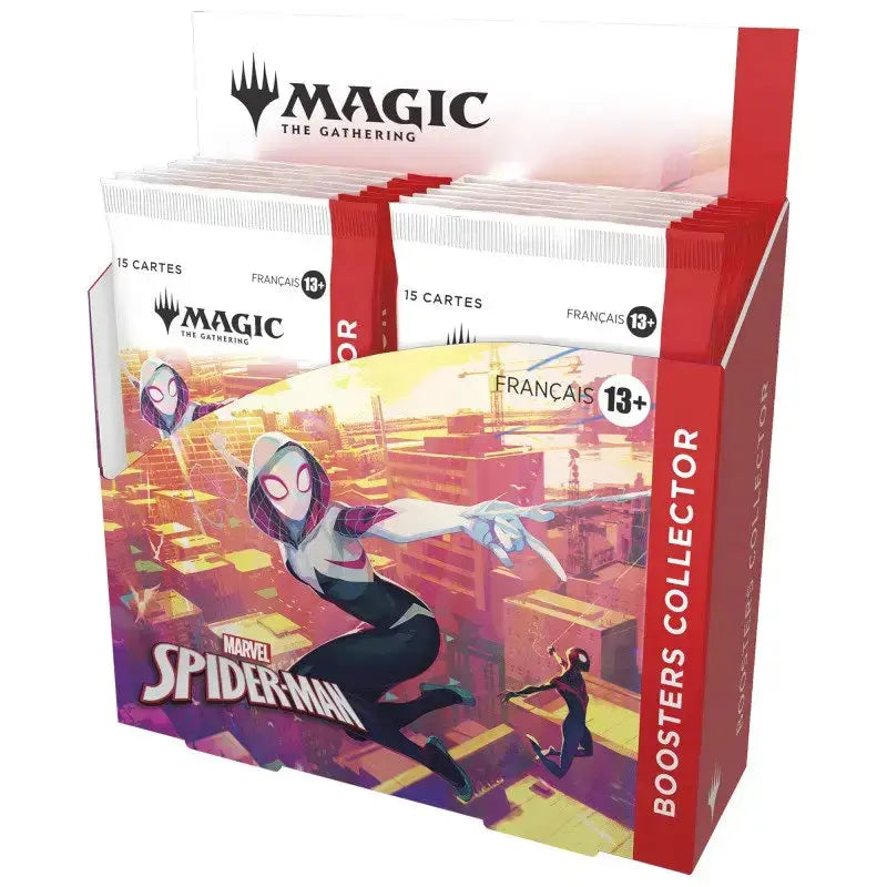 Magic: The Gathering – Spider-Man | Display de 12 Boosters collector FR – Boîte en français – Cardoriah