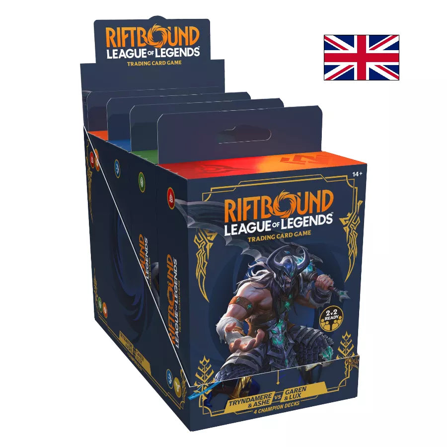 Riftbound: League of Legends – Legacy | Lot des 4 Decks de champion EN – Cardoriah