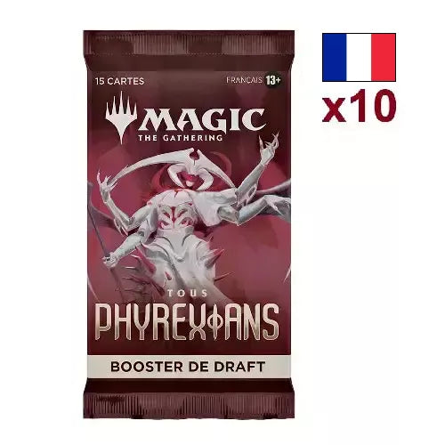 Magic: The Gathering – Tous Phyrexians | Lot de 10 Boosters de draft FR – Cardoriah