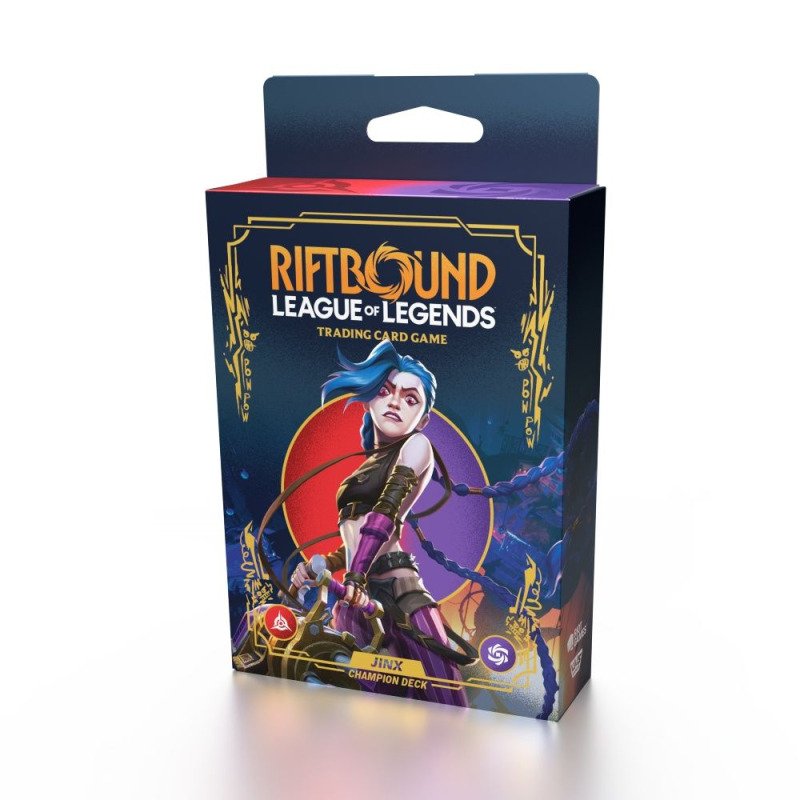PRECOMMANDE 31/10/25 - Riftbound: League of Legends – Origins – Deck de champion : Jinx (version anglaise)