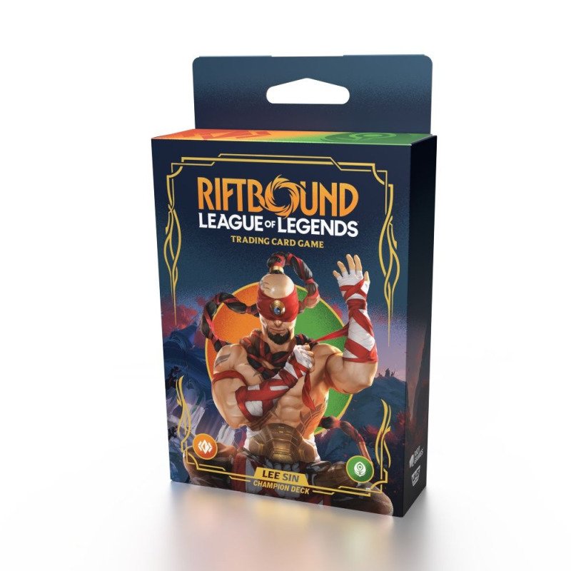PRECOMMANDE 31/10/25 - Riftbound: League of Legends – Origins – Deck de champion : Lee Sin (version anglaise)