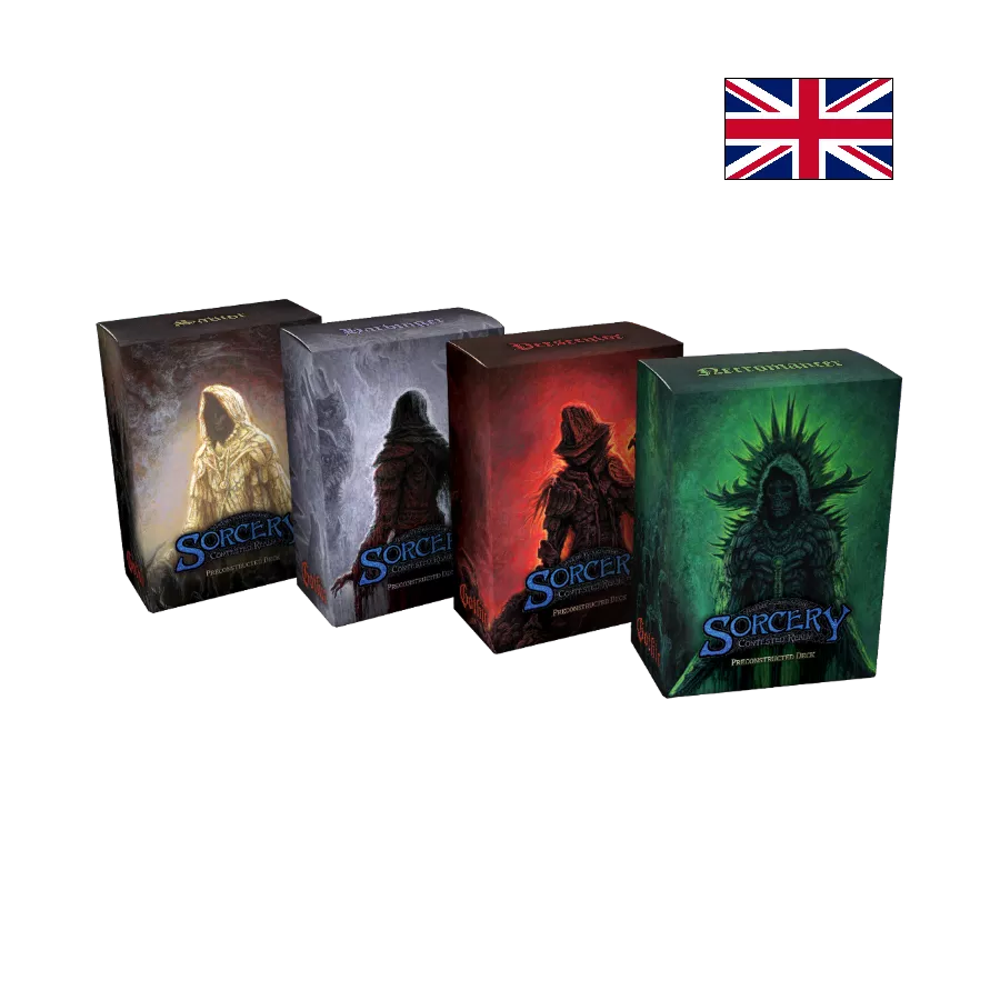 Sorcery: Contested Realm – Gothic | Coffret de 4 decks préconstruits : Prophets of Doom EN – Cardoriah