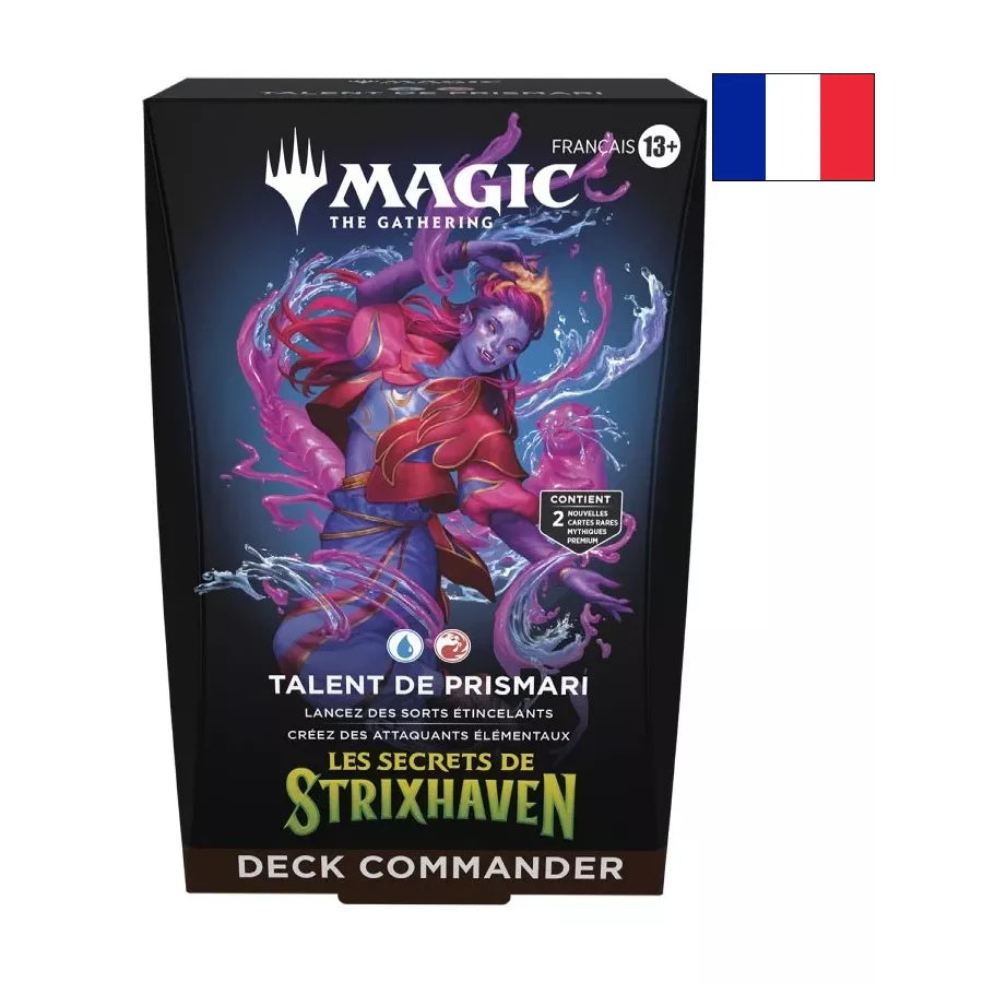 Magic: The Gathering – Les Secrets de Strixhaven | Deck Commander Talent de Prismari FR – Cardoriah