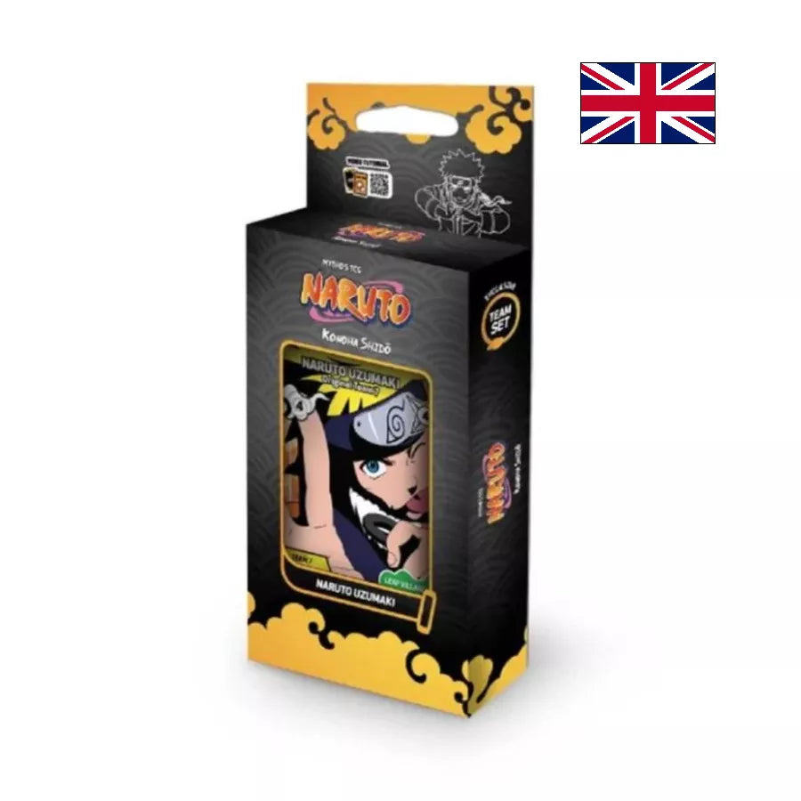 Naruto Mythos TCG – Konoha Shidō : Set 1 – Seconde Édition | Team Set Naruto Uzumaki EN – Cardoriah