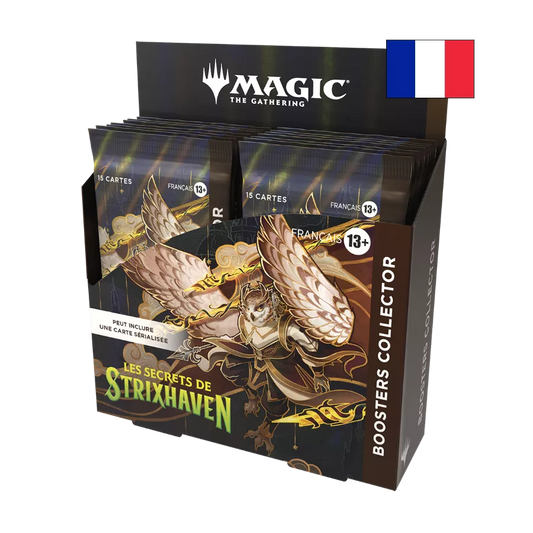 Magic: The Gathering – Les Secrets de Strixhaven | Display de 12 Boosters collector FR – Boîte en français – Cardoriah