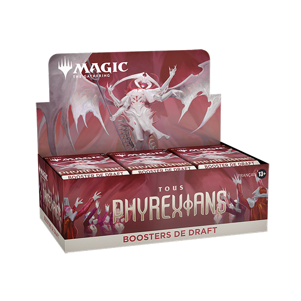 Magic: The Gathering – Tous Phyrexians – Boîte de 36 Boosters de draft (version française)