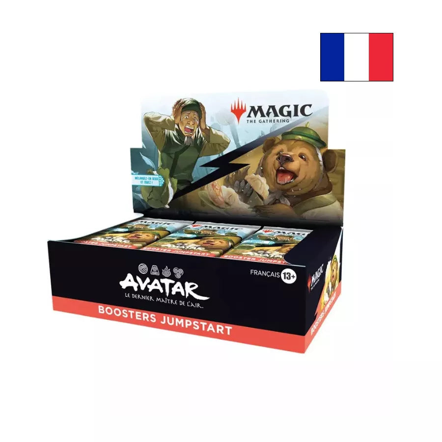 Magic: The Gathering – Avatar, le dernier maître de l'air | Display de 24 Boosters Jumpstart FR – Boîte en français - Cardoriah
