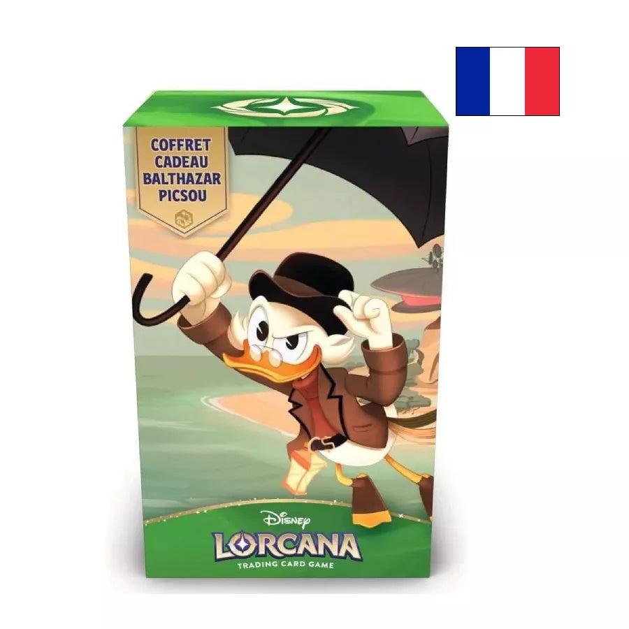 Lorcana – Chapitre 11 : Givresort | Coffret cadeau Balthazar Picsou FR – Cardoriah