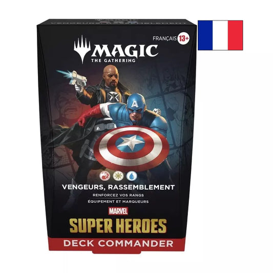 Magic: The Gathering – Marvel Super Heroes | Deck Commander Vengeurs, rassemblement FR – Cardoriah