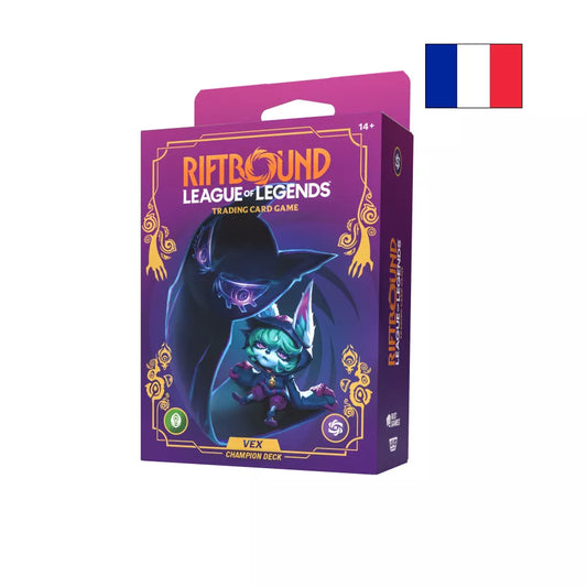 Riftbound: League of Legends – Déchaînement | Deck de champion – Vex FR – Cardoriah