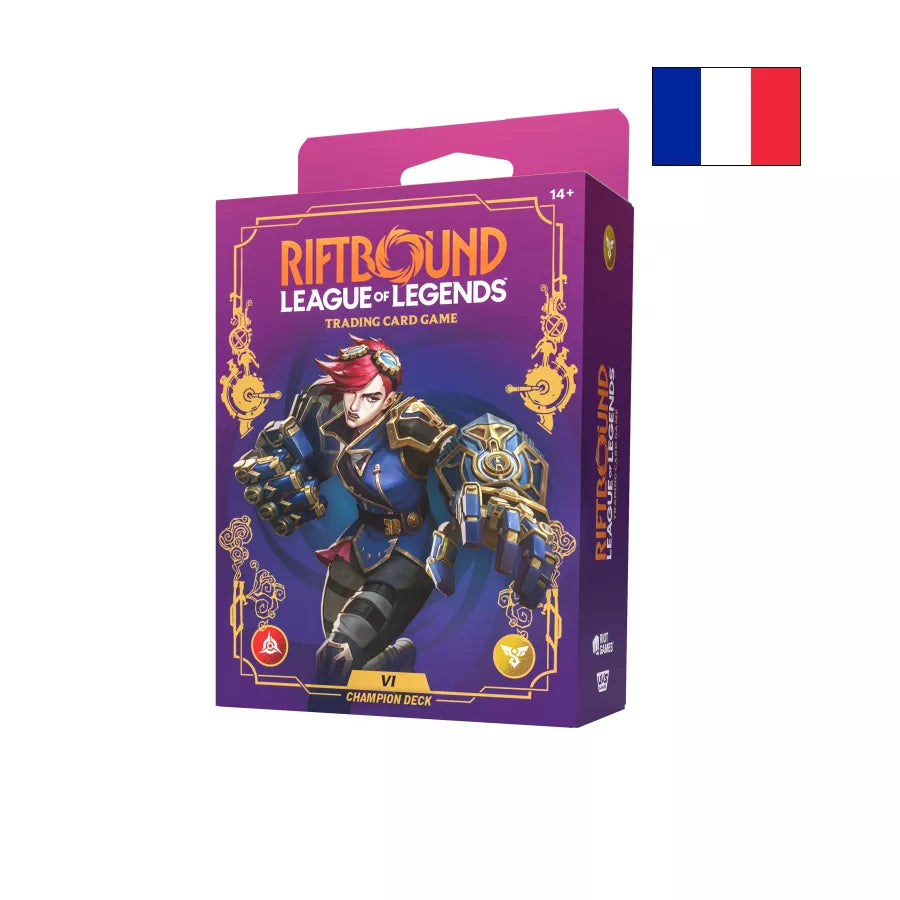 Riftbound: League of Legends – Déchaînement | Deck de champion – Vi FR – Cardoriah