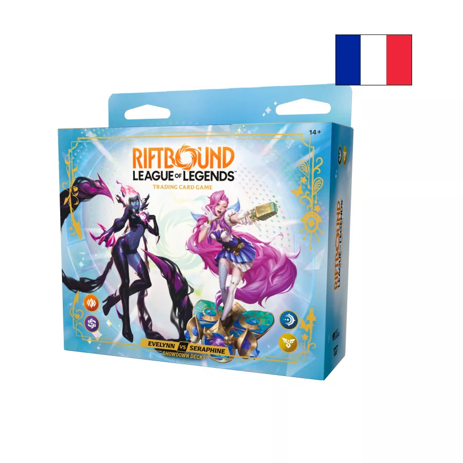 Riftbound: League of Legends – Radiance | Deck de champion – Showdown: Evelynn vs Seraphine FR – Cardoriah