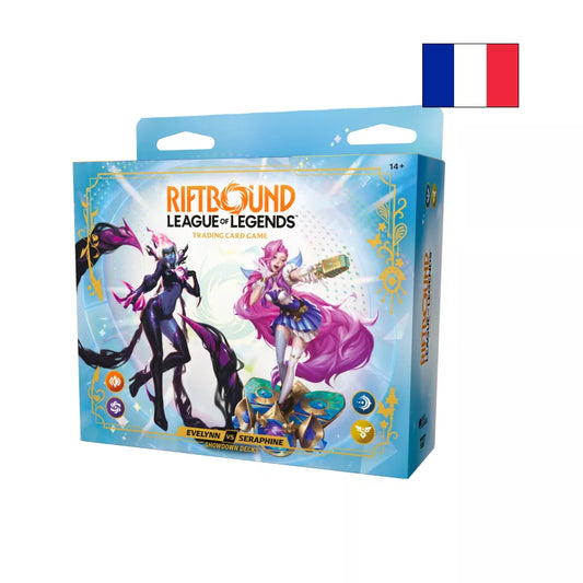 Riftbound: League of Legends – Radiance | Deck de champion – Showdown: Evelynn vs Seraphine FR – Cardoriah