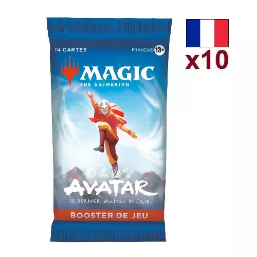 Magic: The Gathering – Avatar : Le dernier maître de l’air |  Lot de 10 Boosters FR – Cardoriah