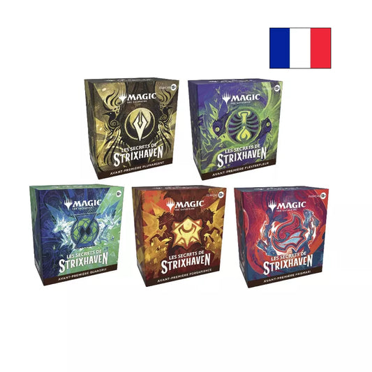 Magic: The Gathering – Les Secrets de Strixhaven - | Lot de 5 Packs d'Avant-Première FR – Cardoriah