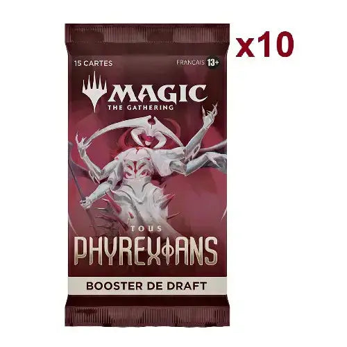 Magic: The Gathering – Tous Phyrexians | Lot de 10 Boosters de draft FR – Cardoriah