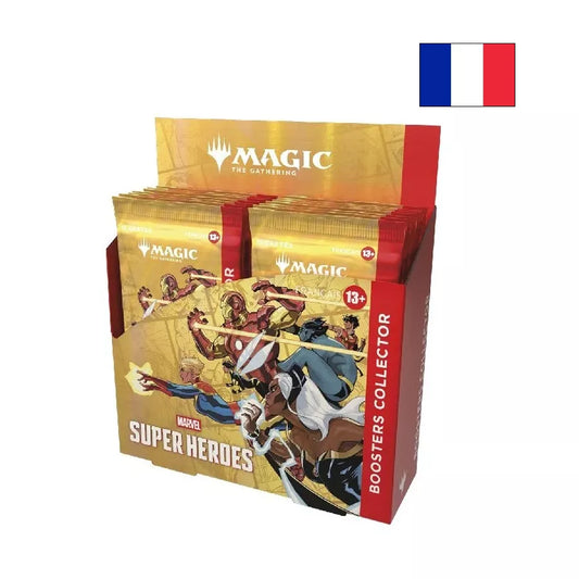 Magic: The Gathering – Marvel Super Heroes | Display de 12 Boosters collector FR – Boîte en français – Cardoriah