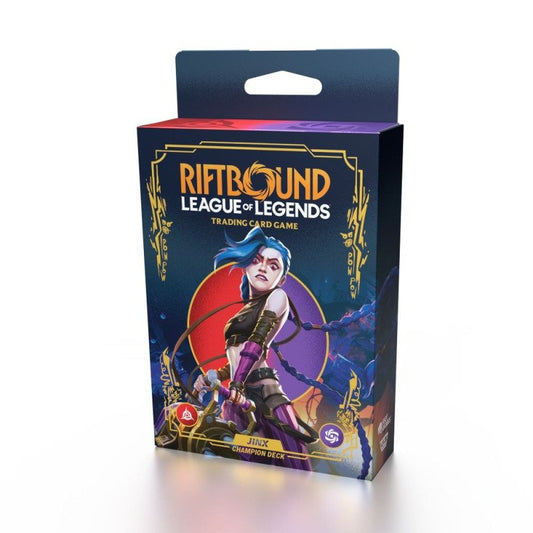PRECOMMANDE 31/10/25 - Riftbound: League of Legends – Origins – Deck de champion : Jinx (version anglaise)