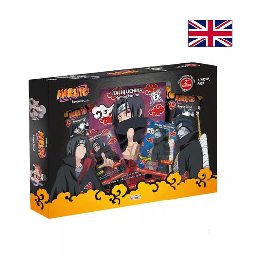 Naruto Mythos TCG – Konoha Shidō : Set 1 – Seconde Édition | Pack de démarrage Itachi et Kisame EN – Cardoriah