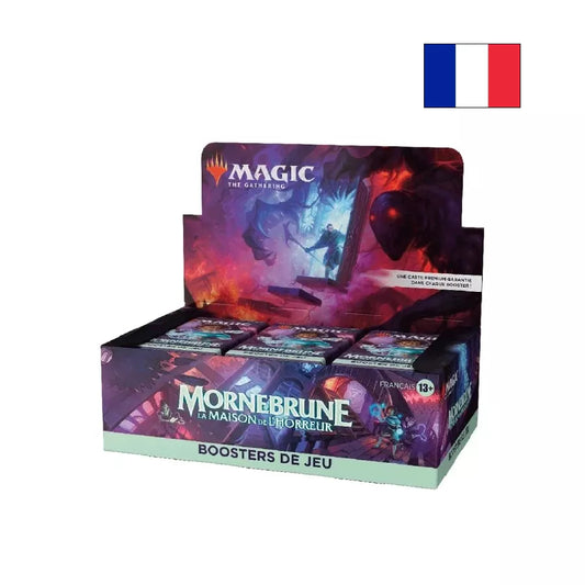 Magic: The Gathering – Mornebrune : la Maison de l'horreur – Display de 30 Boosters de jeu FR – Boîte en français – Cardoriah