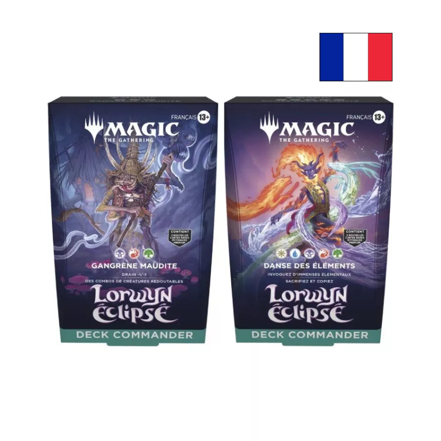 Magic: The Gathering – Lorwyn éclipsé | Lot des 2 Decks Commander FR – Cardoriah