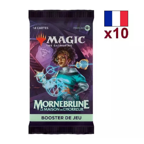 Magic: The Gathering – Mornebrune : la Maison de l'horreur | Lot de 10 Boosters FR – Cardoriah