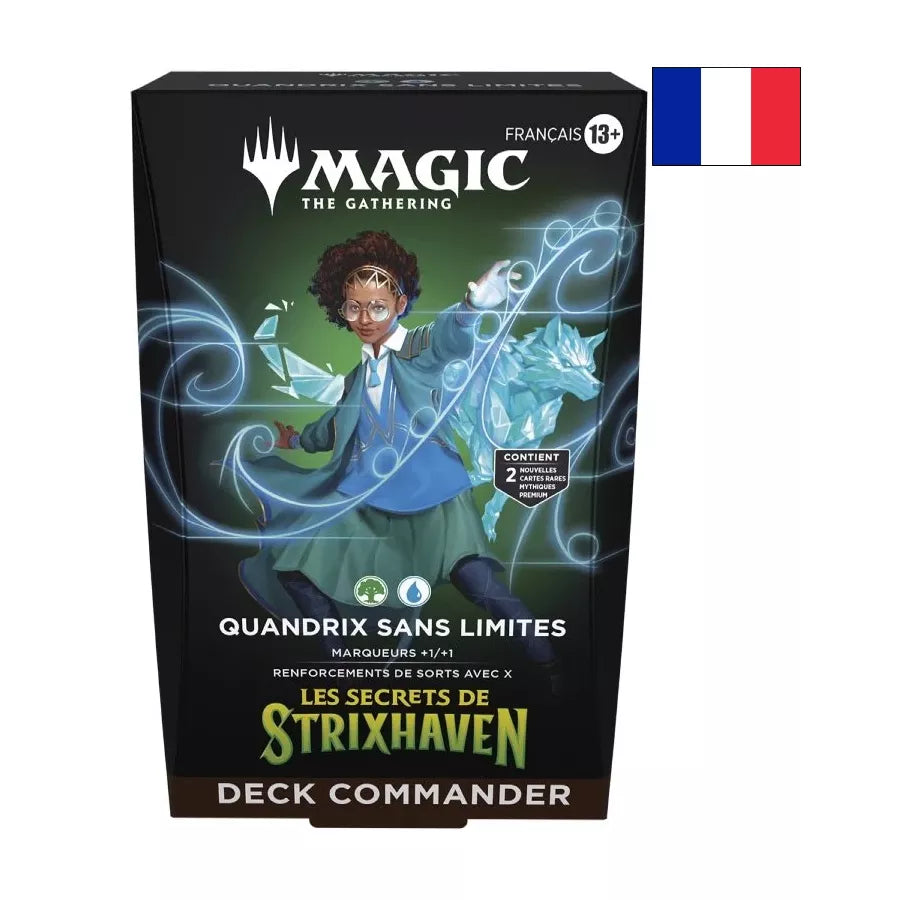 Magic: The Gathering – Les Secrets de Strixhaven | Deck Commander Quandrix sans limites FR – Cardoriah
